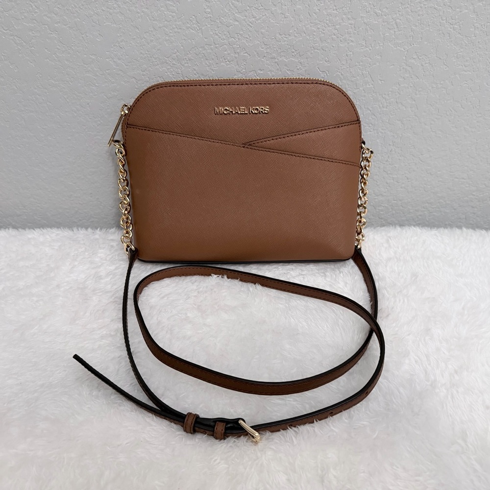 Michael Kors Brown Jet Set Crossbody Bag